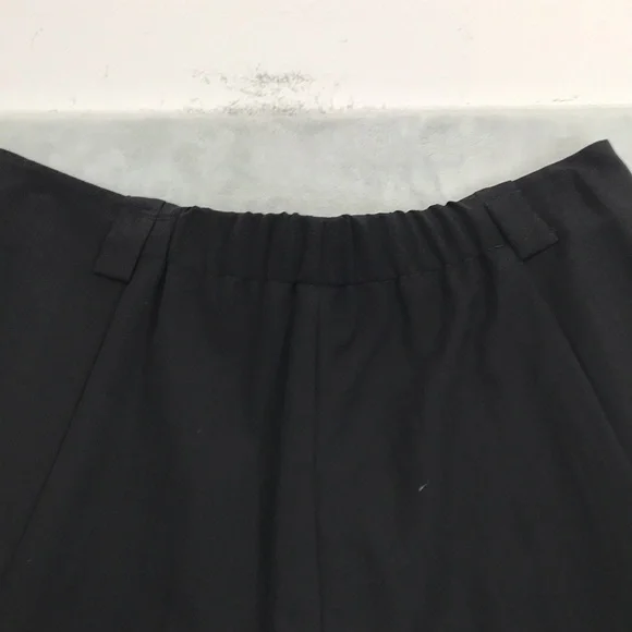 Peter O. Mahlar Wool Blend Wide Leg Dress Pants Size L/XL in Solid Black